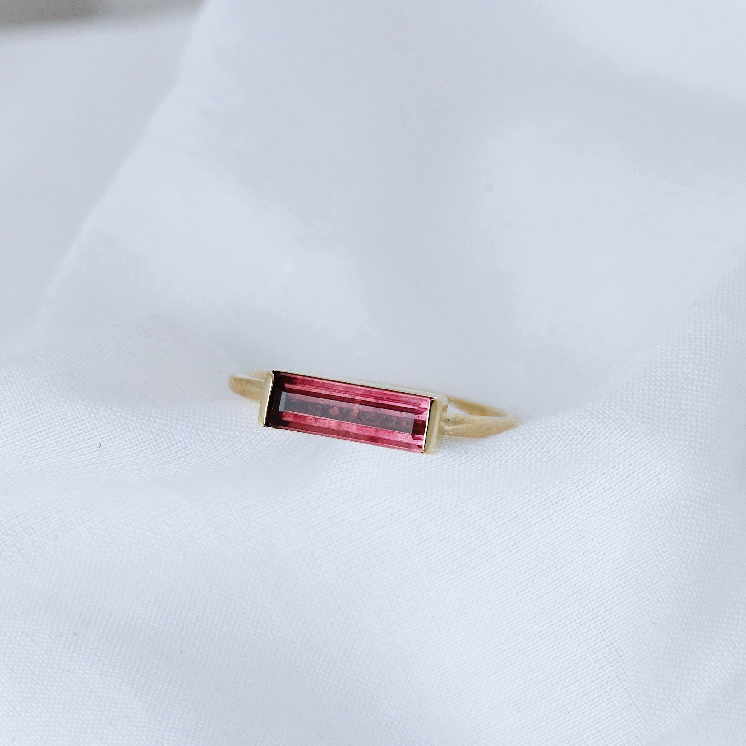 BERRY SLICE Tourmaline Ring