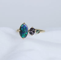 BLACK MAGIC Opal Ring