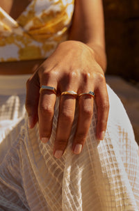 Gold Signet Ring 002 (diamond)