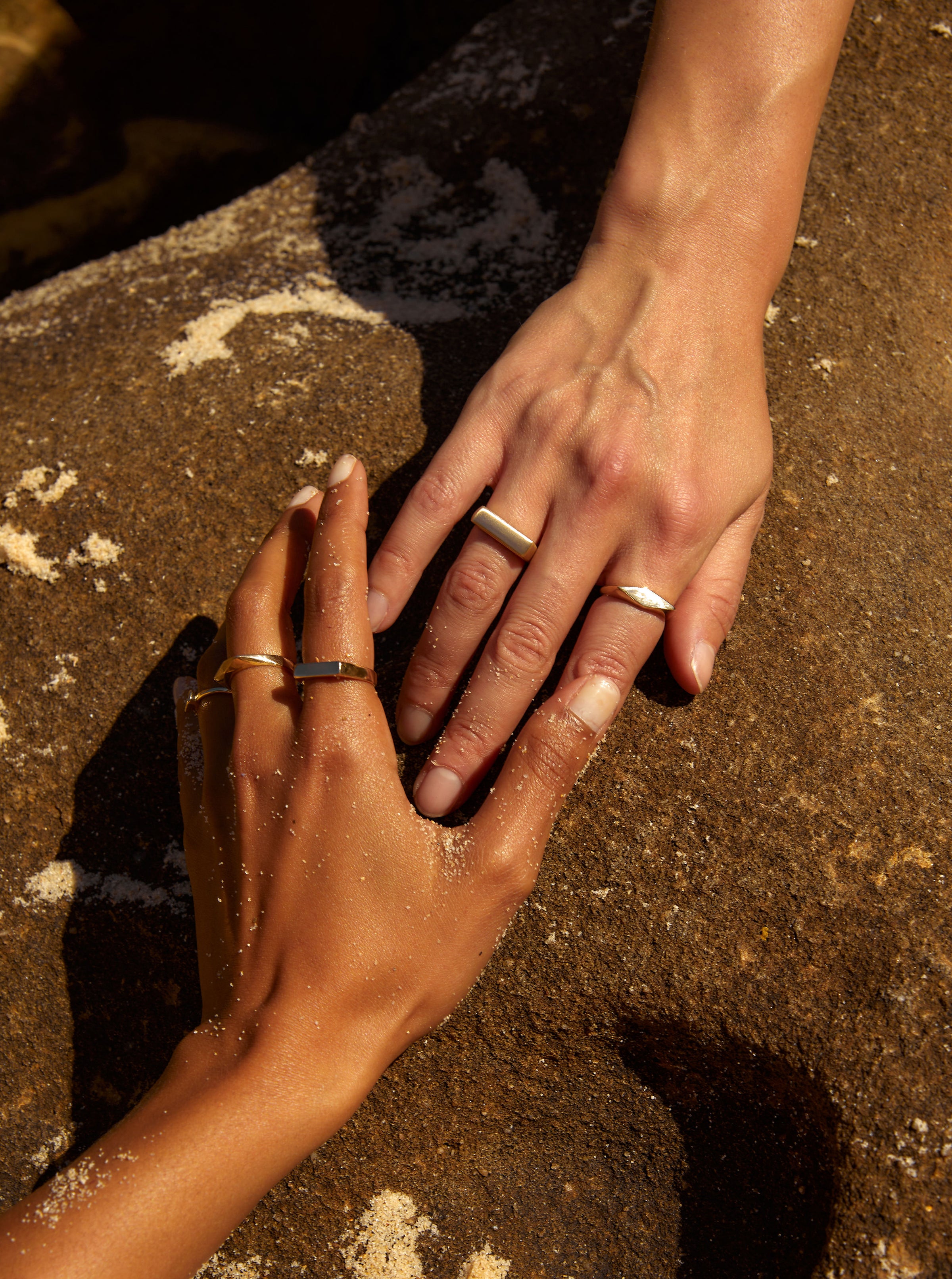 Gold Signet Ring 005 (thick)