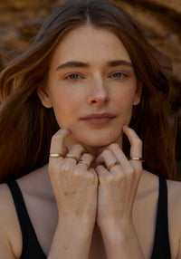 Gold Signet Ring 004 (lozenge)