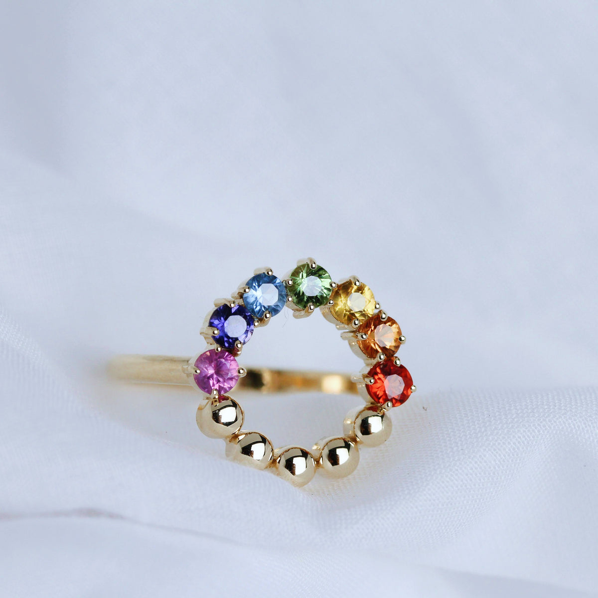 RAINBOW Sapphire Ring
