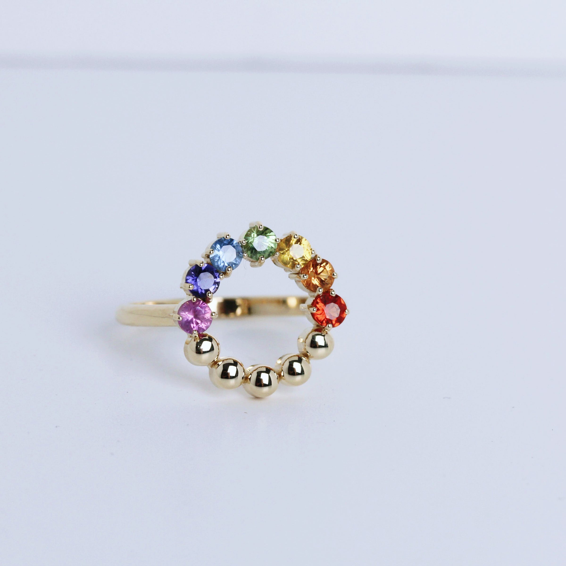 RAINBOW Sapphire Ring