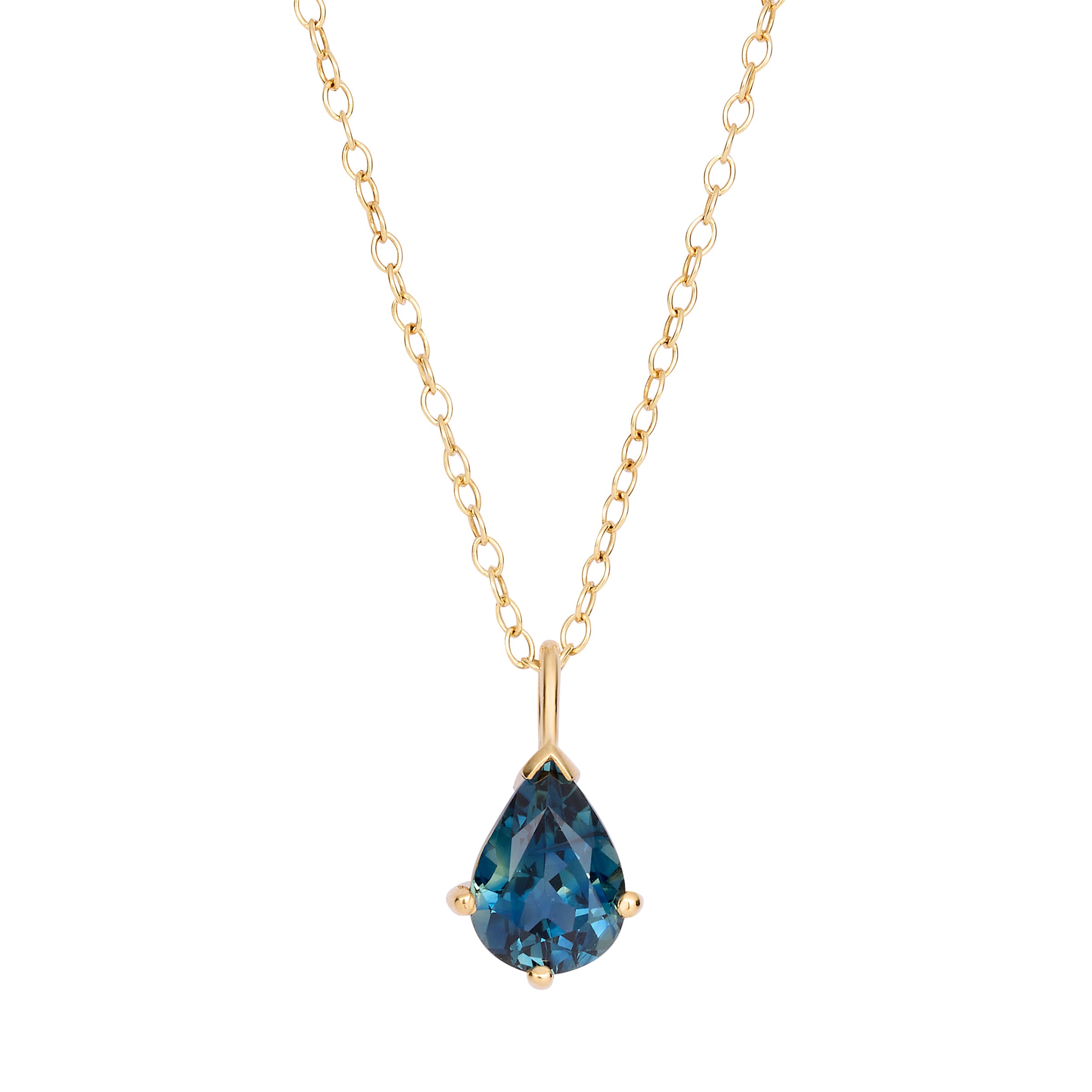OCEAN DROP sapphire necklace