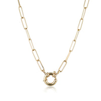 BOUND paperclip chain necklace