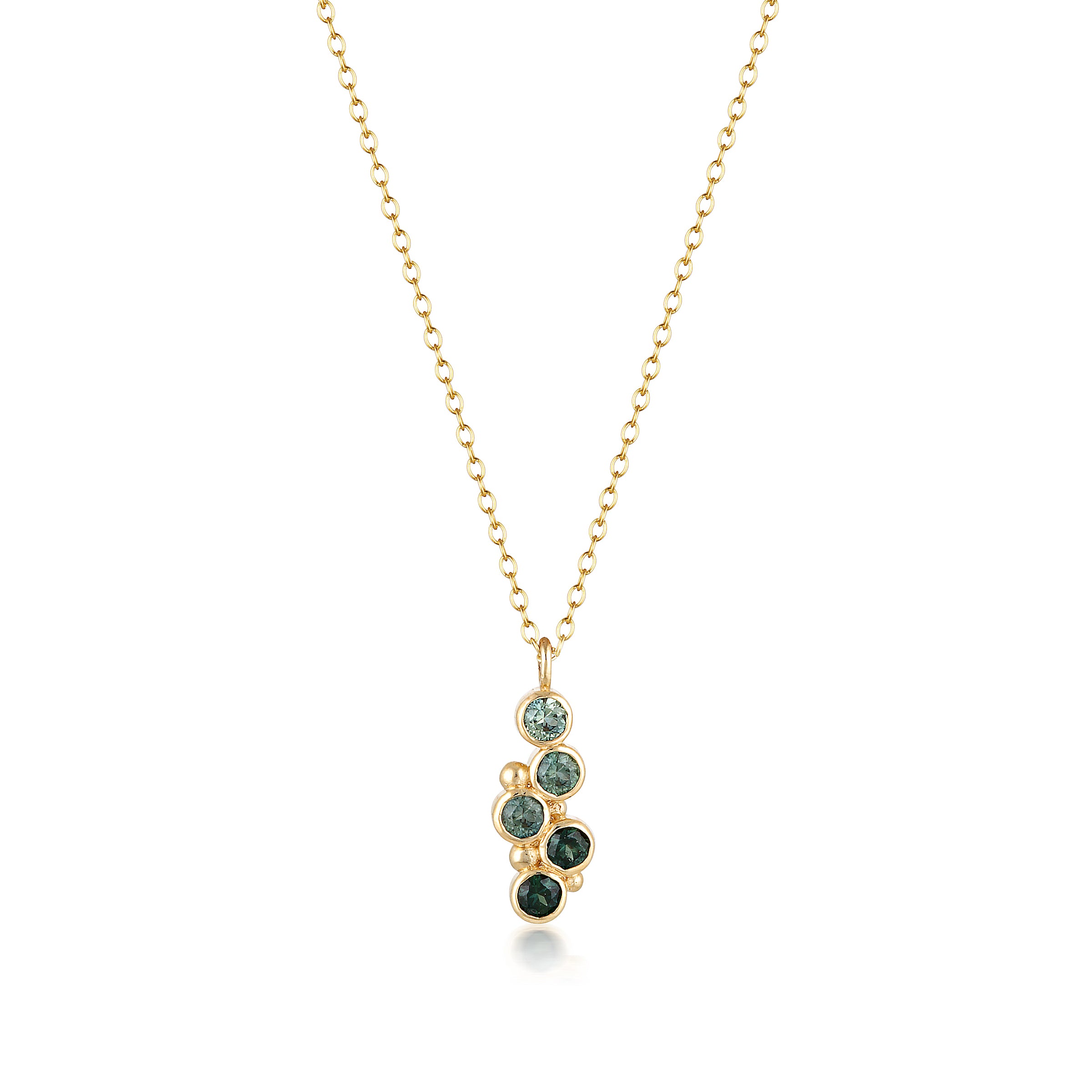 OMBRE sapphire necklace