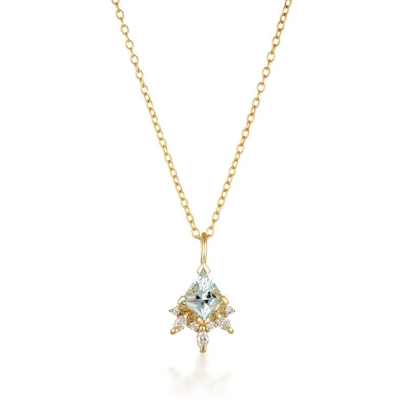 WINTER RADIANCE Aquamarine Necklace