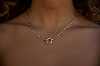 BOUND paperclip chain necklace