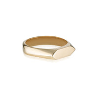 Gold Signet Ring 004 (lozenge)