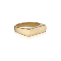 Gold Signet Ring 005 (thick)